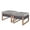Brown/Gray, variant on Giantfurnni Patio Ottomans Set of 2, Outdoor Wicker Footrests for Porch Deck Balcony