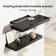 thumbnail image 4 of Estantes flotantes AMADA HOMEFURNISHING negros, juego de 3, 4 of 7
