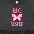 thumbnail image 4 of Inktastic Big Sister Announcement Butterfly Girls Toddler Dress, 4 of 5