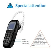 L8STAR BM70 Mini Mobile Phone Multifunctional Small Screen Multilingual Button Keypad Long Standby Time Bluetooth-compatible Dial GSM Dual Card Dual Standby Super Thin Cellphone for Student