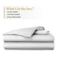 CRIXLHIX 100 Cotton Sheet Set 400 Thread Count Full Size Sateen Sheets 4 Piece Long Staple