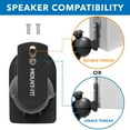 thumbnail image 2 of Mount-It! Dual Low Profile Universal Speaker Wall Mounts, 2 of 10