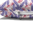 thumbnail image 4 of Tropical Pet Bed, Exotic Banana Leaves and Bird of Paradise Blossoms Hawaiian Pattern, Resistant Pad for Dogs and Cats Cushion with Removable Cover, 24" x 39", Raspberry and Blue Violet, by Ambesonne, 4 of 4