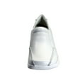 thumbnail image 2 of 24 HOUR COMFORT Malia Wide Width Casual Leather Slip-On Shoes WHITE 5, 2 of 6