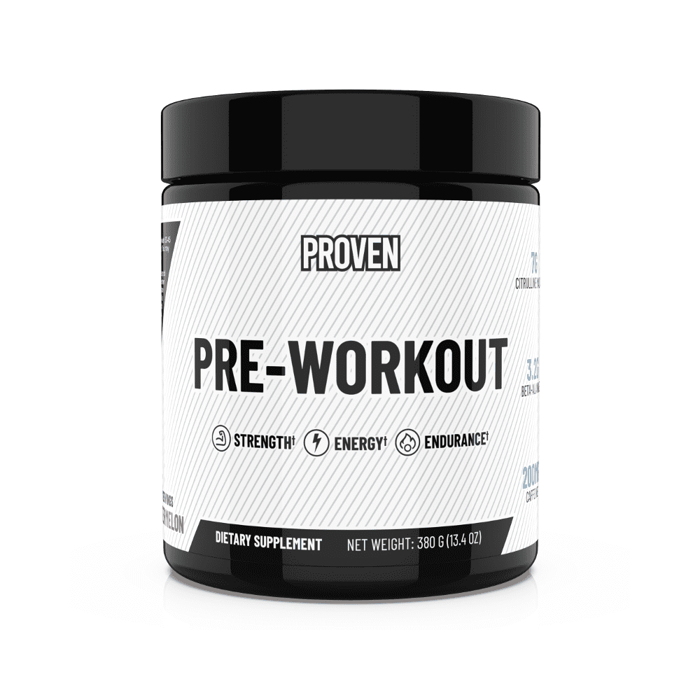 PROVEN Supps Fully Dosed PreWorkout Powder, Creatine Free + Zero Sugar