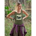thumbnail image 2 of Floral Forester Ii Racerback Tank Women -Grace Popp Designs, Female Large, 2 of 4