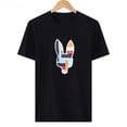thumbnail image 2 of T-Shirt Décontracté d'Été Hommes Femmes Lapin psycho Imprimé Design Multi-Style T-Shirt Mode Couple Manches Courtes Homme Top Vert Armée TG, 2 of 5