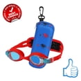 thumbnail image 4 of Gafas de natación HYDROCOMFY para bebés de 3 a 6 años, color rojo y azul, 4 of 7