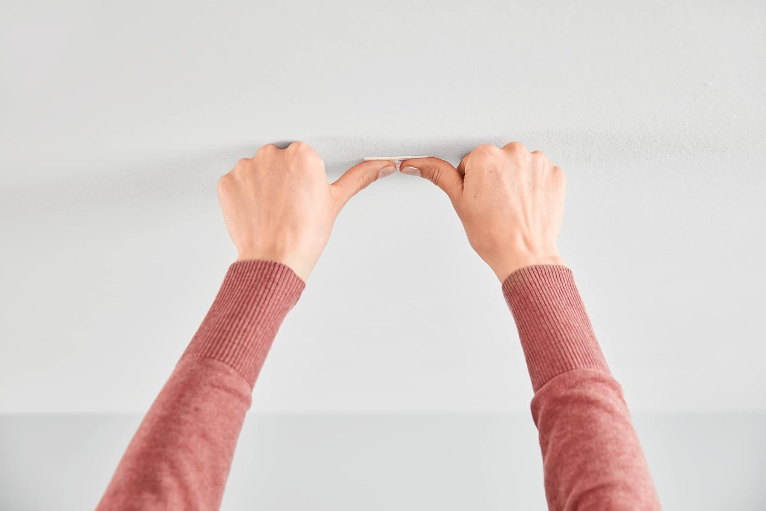 tesa Ceiling Hook for Wallpaper and Plaster Holds up to 500 Grams, 77781-00000-00 On sensitive