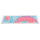 thumbnail image 3 of Teclas de teclado PBT de 2 colores moldeadas por inyección con transmisión de luz OEM Altura DIY Teclas combinadas para teclado mecánico Rosa Azul Púrpura, 3 of 12