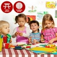 thumbnail image 5 of Sorfey Fitted Picnic Table Cover Checkered Rectangle Tablecloth, Black 96"x 30", 5 of 6