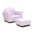 thumbnail image 2 of Keet Roundy Children's Chair Microsuede Lavender with ottoman, 2 of 5