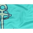 thumbnail image 6 of oneOone Rayon Turquoise Blue Fabric Nautical Dress Material Fabric Print Fabric By The Yard 56 Inch Wide, 6 of 8