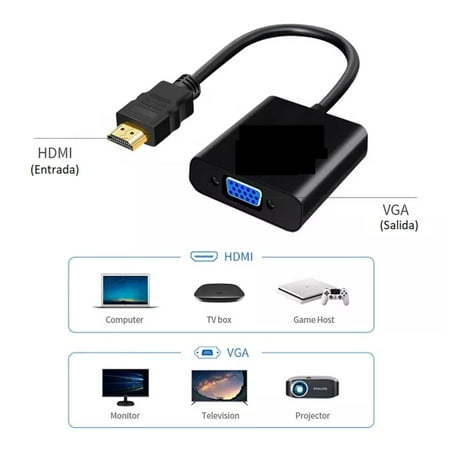 Adaptador vga a hdmi lider hotsell