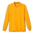 thumbnail image 6 of French Toast Boys School Uniform Long Sleeve Pique Polo Shirt, Sizes 4-20, 6 of 10