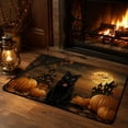 thumbnail image 5 of Halloween Doormat Gothic Door Mat for Front Door, Doormat Outside Entrance, Halloween Pumpkin Ghost Decor for Porch and Entryway, Indoor Outdoor Use,23.62x15.75in, 5 of 6