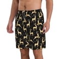 thumbnail image 2 of Salouo Christmas Gold Deers Pattern Swim Trunks for Men,Men's Hawaiian Bathing Suit Swimsuits Quick Dry Swimming Board Shorts Beach Shorts with Pockets-XX-Large, 2 of 6