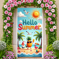 thumbnail image 5 of Tropical Theme Summer Banner Colorful Palm Tree Beach Sun for Outdoor Party Beach Vacation Kids Celebration, 5 of 8