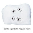 thumbnail image 2 of Tyidzon Halloween Spider Web, 43 Sqft Spider Webs with 4 Spiders, Halloween Spider Web for Ktv Home Courtyard Garden Decorations, 2 of 8