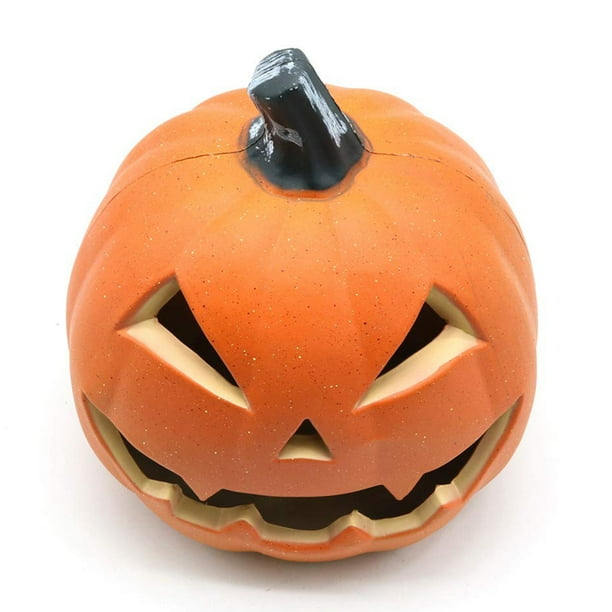 Calabaza de Halloween Luz intermitente LED Lámpara de calabaza de terror Decoraciones para fiestas en el hogar