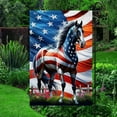 thumbnail image 3 of American Flag-Horse Patriotic American Flag . Flag-USA Flags Premium Polyester-Decorative Indoor Outdoor Flag, 3 of 9