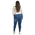 thumbnail image 3 of Blusa con jareta ajustable Roman Fashion /Tallas Extras, 1838 (Beige) beige 42, 3 of 6