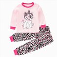 thumbnail image 4 of HCNTES Baby Girl Winter Clothes Toddler Child Girls Outfit Sets, Casual Warm Cute Print Fall Winter Sweatshirts and Pants for Girls, 4 of 4