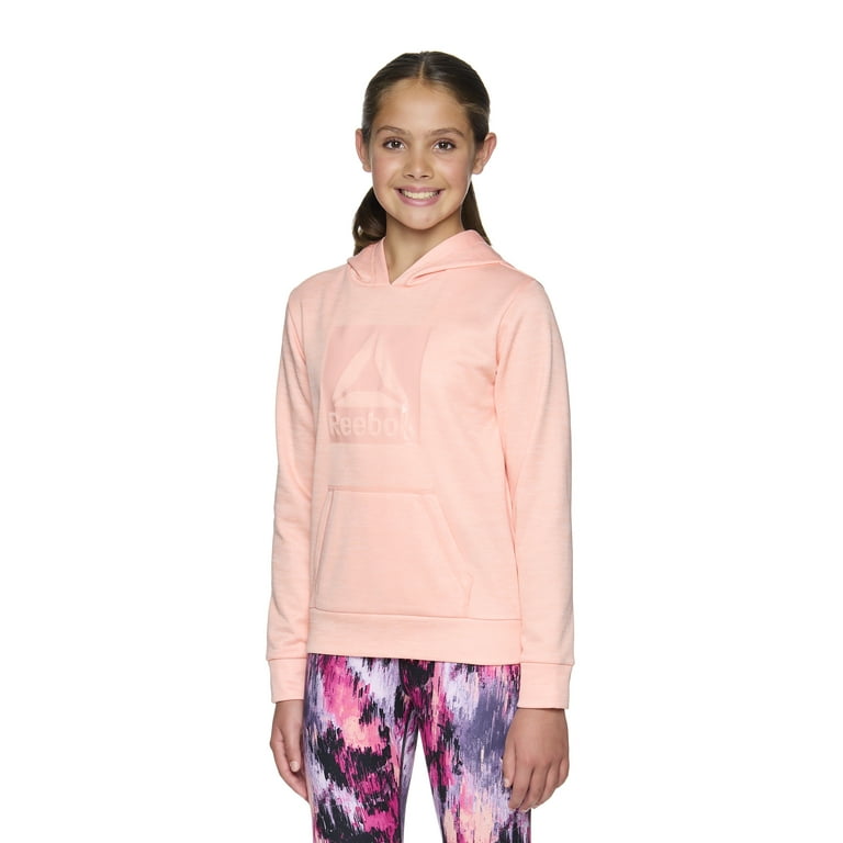 Reebok Girl s Athletic Lightweight Performance Hoodie Sizes 4 18 Walmart