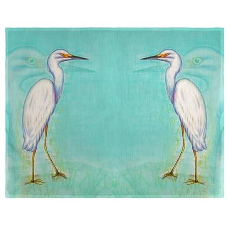 

Betsy Drake PM025 Snowy Egret Place Mat - Set of 4