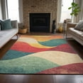 thumbnail image 5 of Dalyn Rugs Machine Washable Indoor/Outdoor Chantille ACN2184 Orange 9' x 12' Rug, 5 of 9