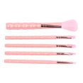 thumbnail image 1 of Makeup Brush Set, Professional Gentle 5pcs Easy To Clean Soft Cosmetic Brush Set Non Sticky  for Beginners, 1 of 7