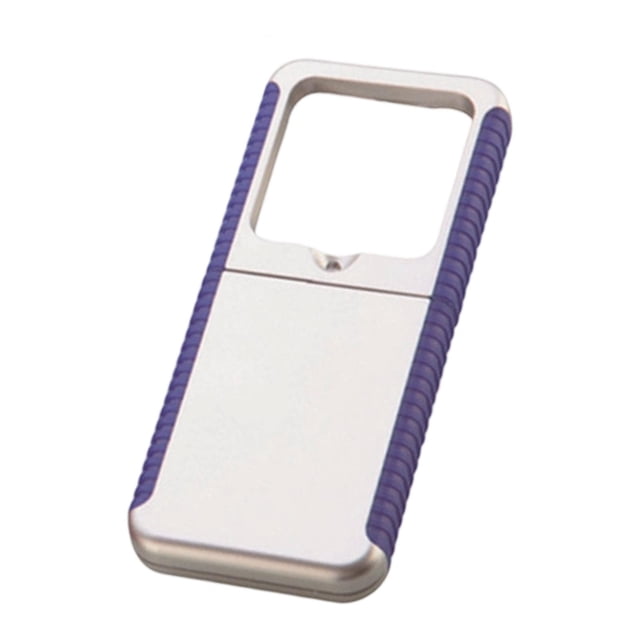 Bunblic Magnifying Glass Lighted Magnifier for Low Vision Seniors Handheld 3x with Light Magnifying Len for Reading Exploring Jewelry blue