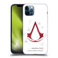 thumbnail image 1 of Head Case Designs Officially Licensed Assassin's Creed Legacy Logo Geometric White Soft Gel Case Compatible with Apple iPhone 12 / iPhone 12 Pro, 1 of 7