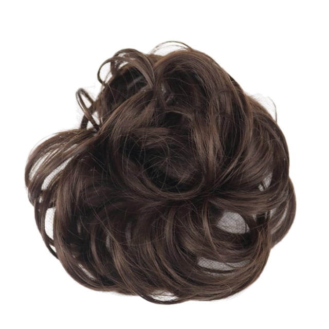Perruque Extension Chignon Bouclé Chignon Désordonné Pièce de Cheveux Chouchou Enveloppe Extensions de Cheveux, Perruque pour Femmes