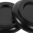thumbnail image 3 of Masteelf 4 Pcs Wooden Piano Caster Cups for Home Use Black Floor Protectors Effective Scratch Prevention, 3 of 8