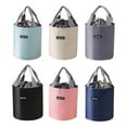 thumbnail image 6 of Fridja Cylinder Insulation Lunch Box Bag Insulation Bag Large Aluminum Foil Portable Round Lunch Bag To Work With Rice Insulation Bag Clearance, 6 of 6