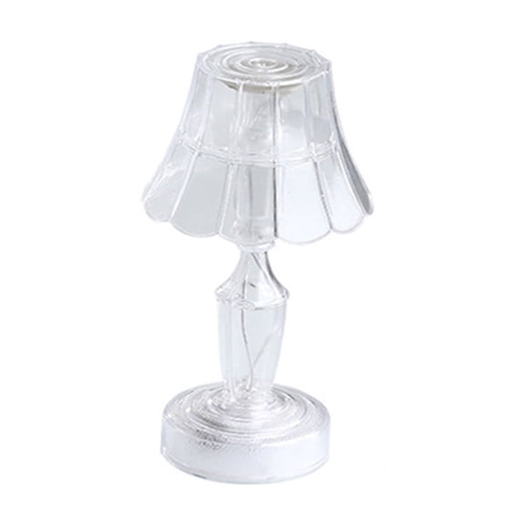 Flower Design Transparent Led Table Lamp, Retro Led Night Light For Bedroom Decor, Ambient Lighting For Teenager Room, Decorative Accent Lamp As Birthday Gift