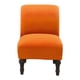 thumbnail image 1 of Funda de terciopelo antideslizante para silla sin brazos, protector de muebles para el hogar y el hotel. naranja, 1 of 8