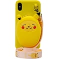 thumbnail image 2 of Cartoon Case for iPhone Xs MAX 6.5", 3D Cute Soft Silicone Animated Protective Gel Back Cover with Pocket and Detachable Necklace (Pikachu, iPhone Xs MAX 6.5"), 2 of 3