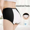 thumbnail image 5 of Period Panties for Women Tbopshirt Womens Briefs,4pcs Menstrual Leak ProofMenstrual CottonHigh Waist Physiological Panties Briefs,Hipsters Period Underwear, 5 of 8