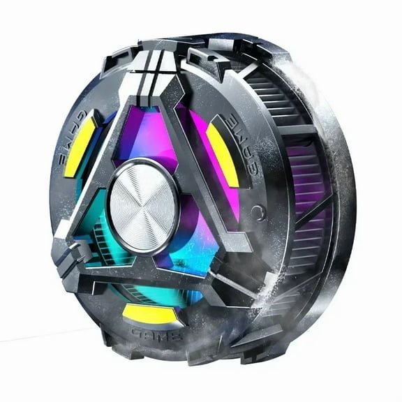 GT29 Mobile Phone Tablet Semiconductor Radiator Magnetic/Back-clip 2 In 1 Cooling Fan RGB Lighting Game Cooler for IPad/Android