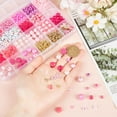 thumbnail image 3 of About 750Pcs Breast Cancer Awareness Beads Charms Pink Ribbon Charms Heart Dangle Pendant Letter Star Beads Loose Spacer Craft Beads for Bracelets Earring Necklace Jewelry Making Pink, 3 of 7