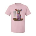 thumbnail image 3 of Dean Russo In My Mind Dog Lover Men's Graphic T-Shirt, Light Pink, X-Large, 3 of 6