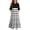 Black, variant on Girls Short Sleeve Maxi Dress Striped Print Casual Fit and Flare Party Dress with Pockets Green 11-12 Years