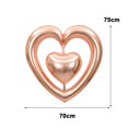 thumbnail image 5 of D-GROEE Theme Party Balloon 5pcs 30-inch Love Heart Balloon Thicker Valentine's Day Baby Shower Birthday Wedding Theme Party Decoration Aluminum Film Balloon, 5 of 6