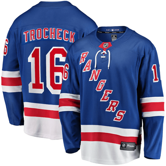Vincent Trocheck New York Rangers NHL Fanatics Breakaway Home Jersey, Medium
