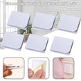 thumbnail image 3 of 6 PCS Shower Curtain Clips Windproof Splashproof Self Adhesive Shower Curtain Weight Clip Used to fix Shower Curtains, 3 of 8