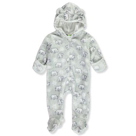 Famous Brand Baby Boys' Snowy Polar Bear Hooded Pram Suit