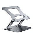 thumbnail image 1 of Soporte para portátil, soporte ajustable de aluminio para portátil, compatible con MacBook Air/Pro, Dell XPS, HP, Lenovo y más portátiles de 10 a 15,6 pulgadas, 1 of 5