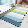 thumbnail image 5 of Super Absorbent Quick-Dry Bath Rug | Non-Slip Rubber Backing | Washable Bathroom Floor Mat | 16X24 Inches | Modern Multicolor Shower Mat for Bathtub & Shower Room, 5 of 8